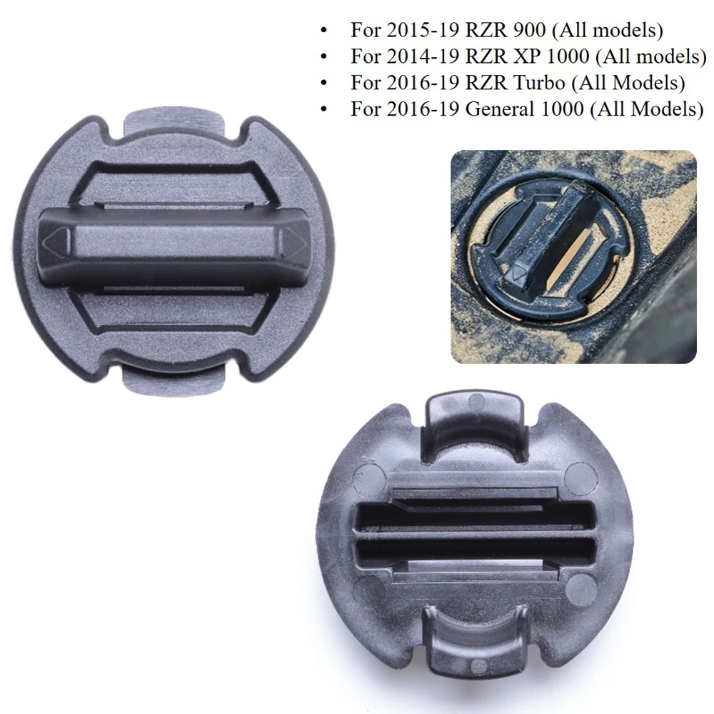2/4Pcs Twist Floor Drain Plug Accessories For Polaris RZR XP 1000 2014 2015-2023 RZR XP TURBO 2016-2021 General 1000 2016-2024