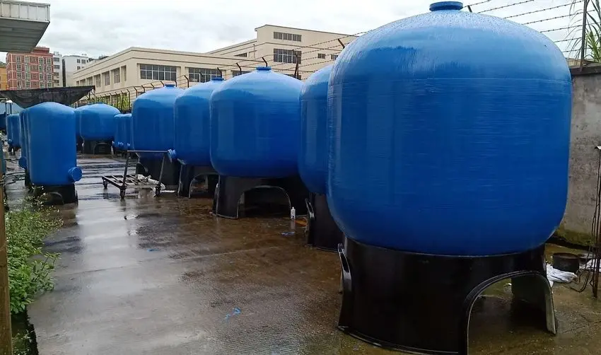 2025FRP 이온교환, 자갈 필터 및 활성탄 필터용 섬유 강화 플라스틱 물탱크