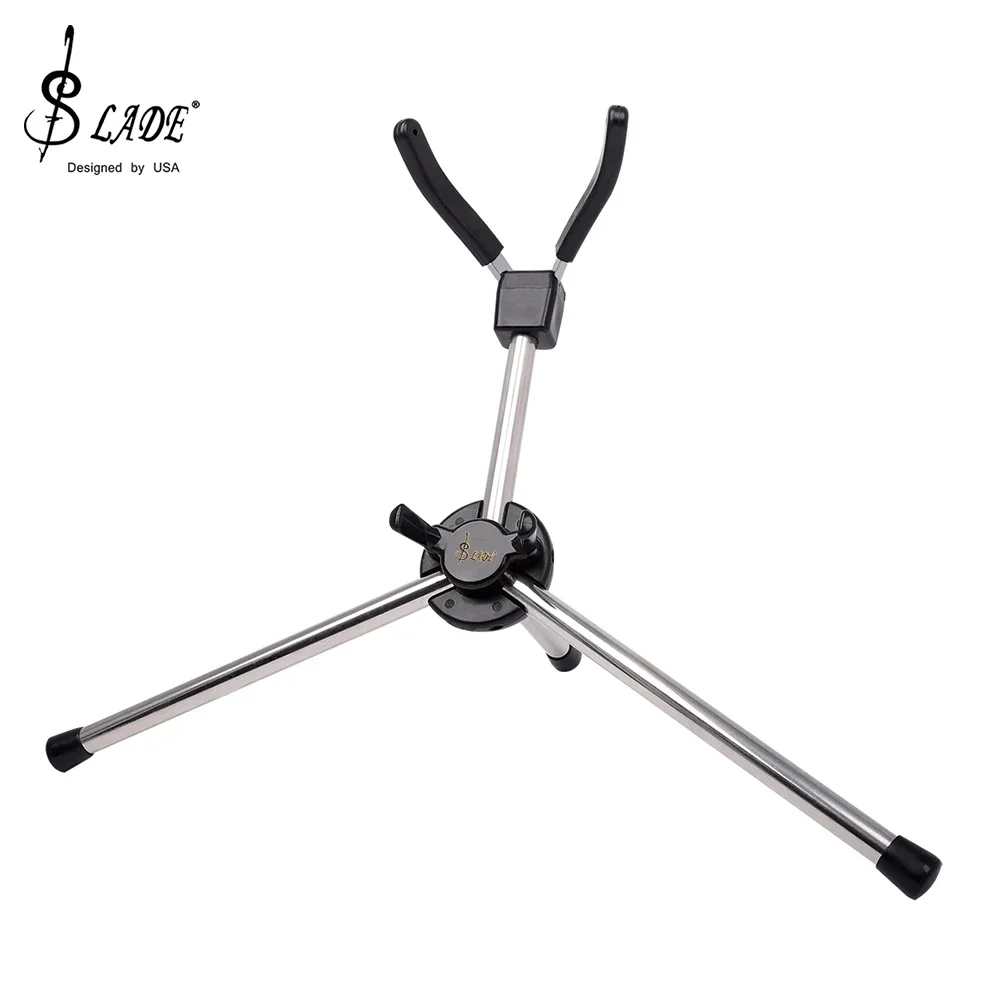 SLADE Faltbare Tragbare Alto Tenor Sopran Saxophon Ständer Sax Stativ Halter Halterung Saxophon Holzblasinstrument Zubehör – Detail 5