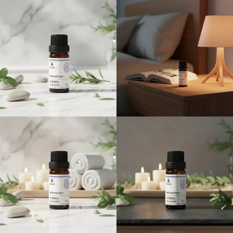 

【CHIMU HOME】 Black Pepper Citron Mint Aromatherapy Essential Oil Blend for Energy and Calm