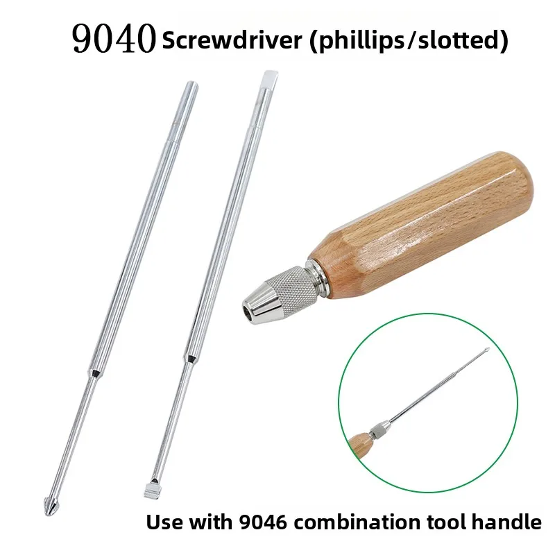 

Отвертка крестовая без рукоятки Zhongjiang 9040 и отвертка с рукояткой 9046 для настройки и ремонта фортепиано, инструмент для ремонта струнных инструментов