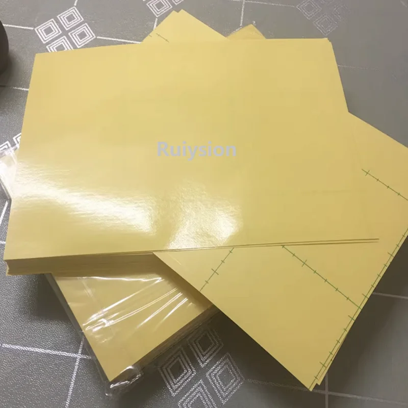 Silicon wafer isolation UV film, yellow silicone oil paper, single-sided smooth paper, anti stick paper