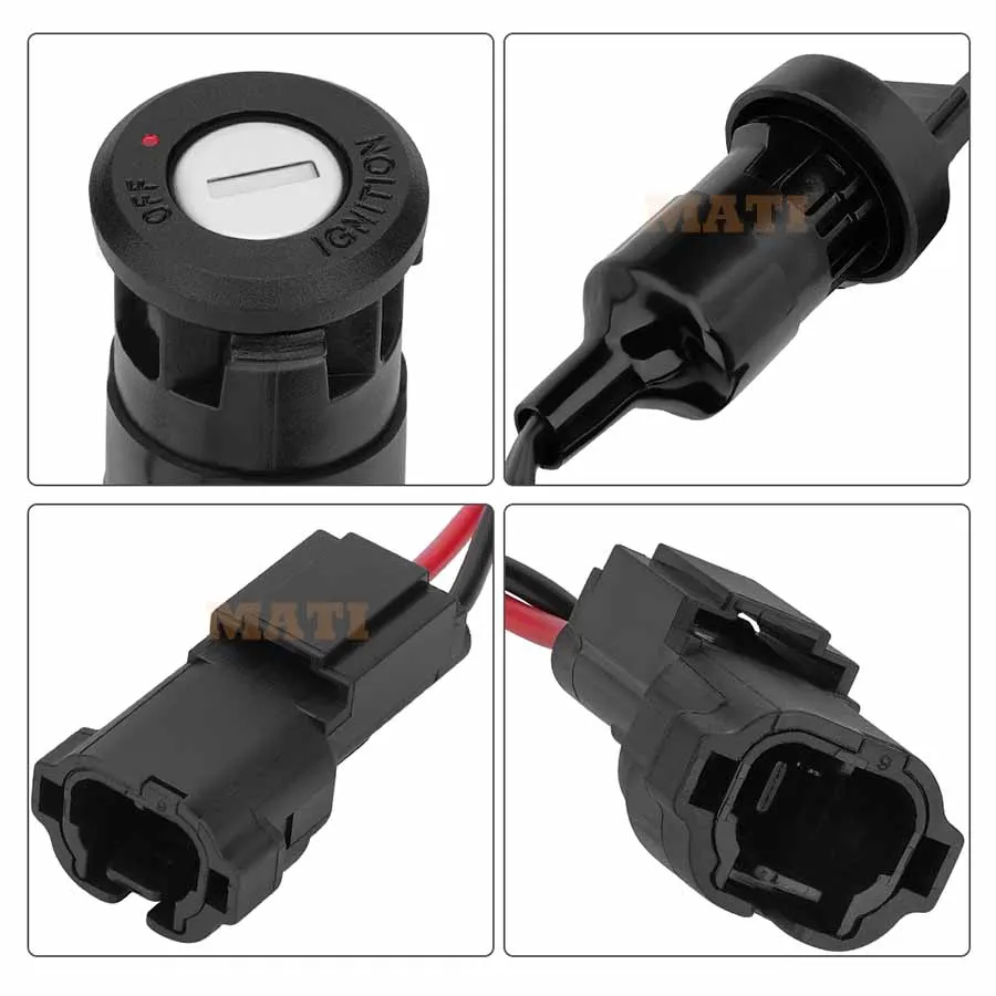 M MATI Ignition Key Switch for Honda TRX90X TRX90EX TRX90 2006-2023 35100-HP2-670