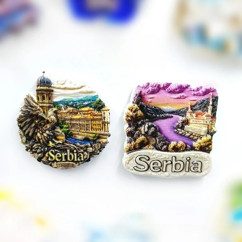 

Serbian Vintage Fridge Magnet - Retro-Inspired Home Decor Instagram Famous Souvenir Unique Balkan Gift with Strong Magnet