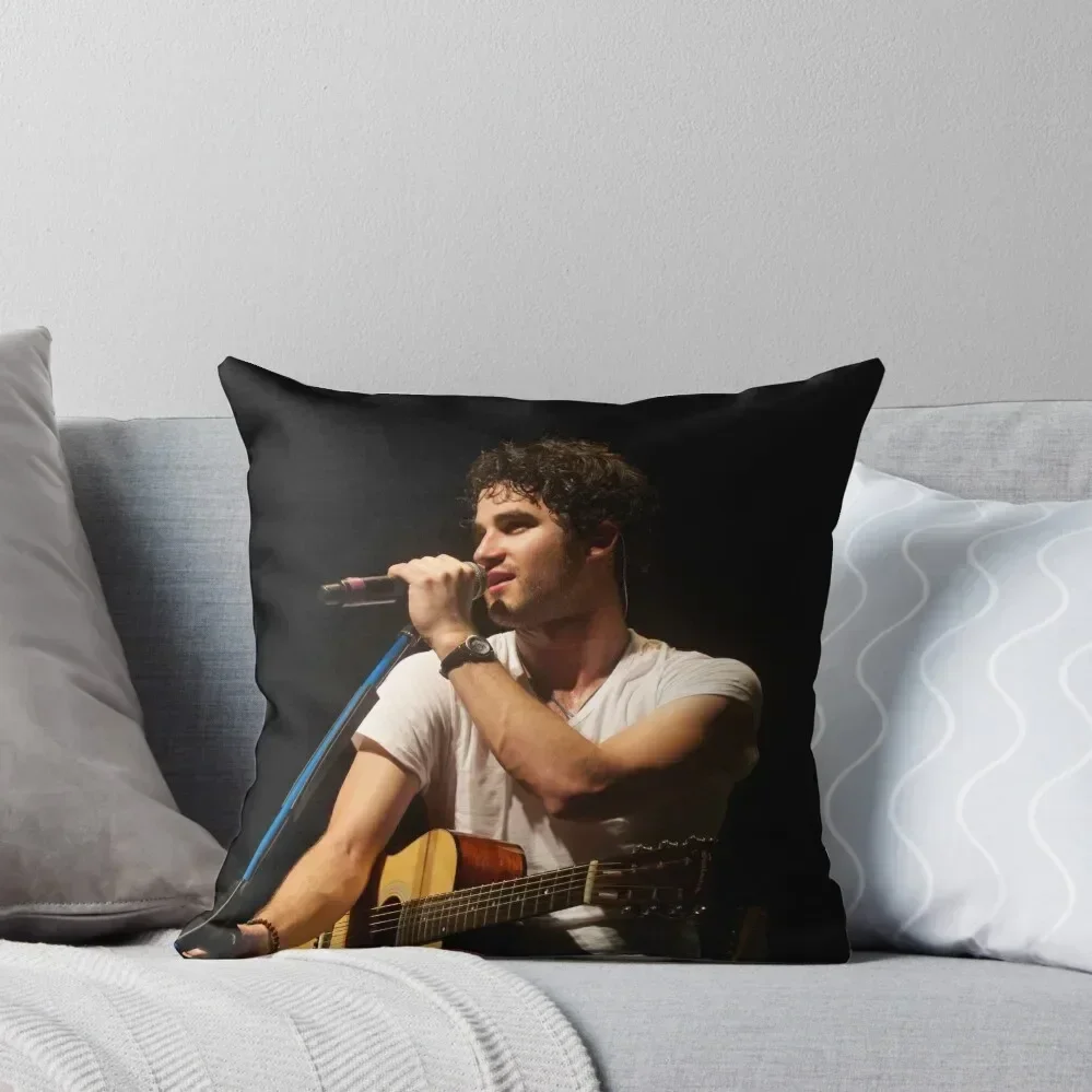 

darren criss: listen up Throw Pillow Room decorating items Cushions Home Decor autumn pillowcase pillow