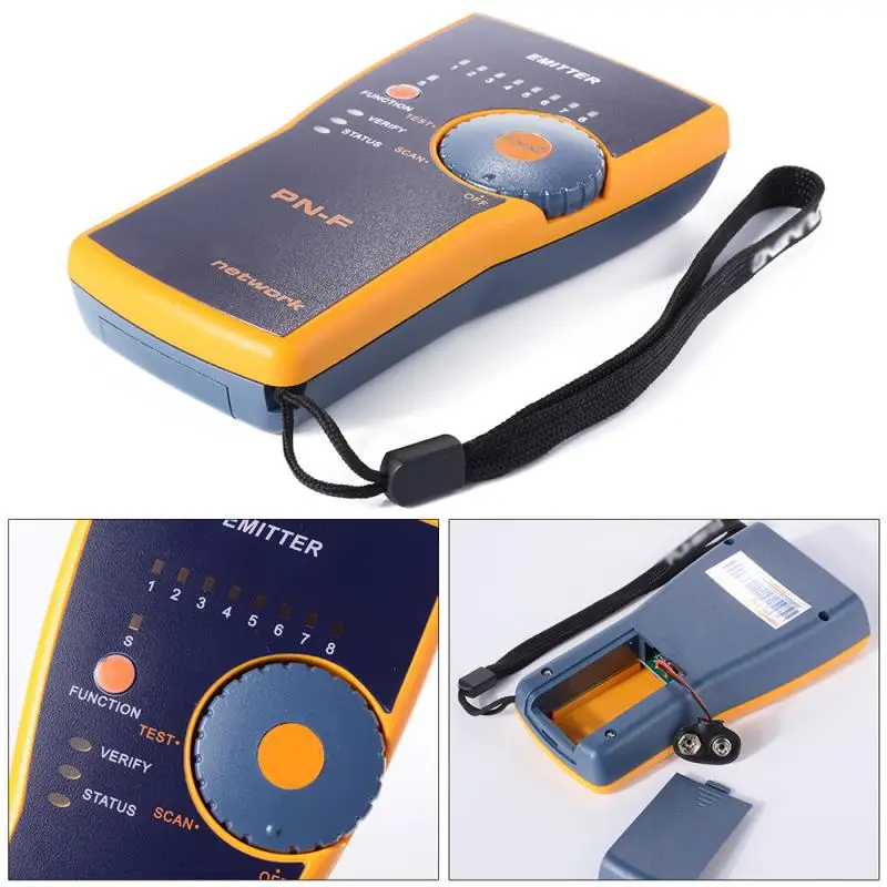 New Network Cable Tester Wire Tracker Detector Line Finder TV Telephone Phone Signal Transmission Tone Diagnose Tool Kit