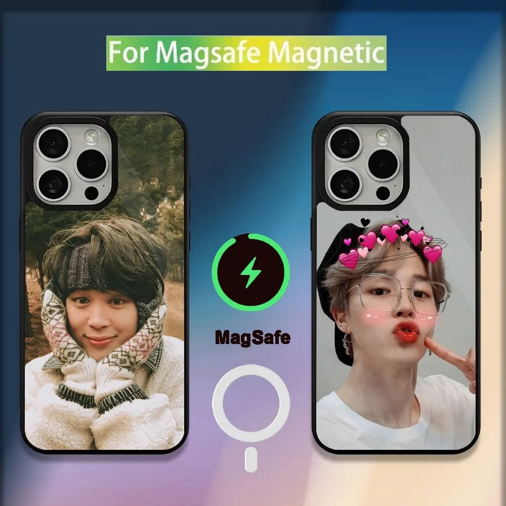 

Singer J-JIMINS-S Phone Case For iPhone 16,15,14,13,12,11,Plus,Pro,Max,Mini Magsafe Magnetic Wireless Charging