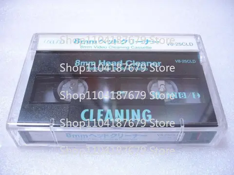 95%new 1pcs V8-25CLD 8mm Video Head Cleaner Hi8 Digital8 Cassette