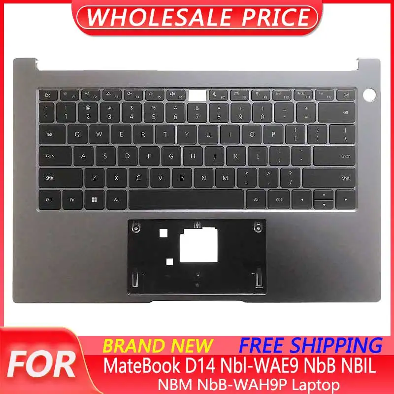 New Russian For Huawei MateBook D14 Nbl-WAE9 NbB NBIL NBM NbB-WAH9P Laptop Case With Palmrest Keyboard Upper Cover