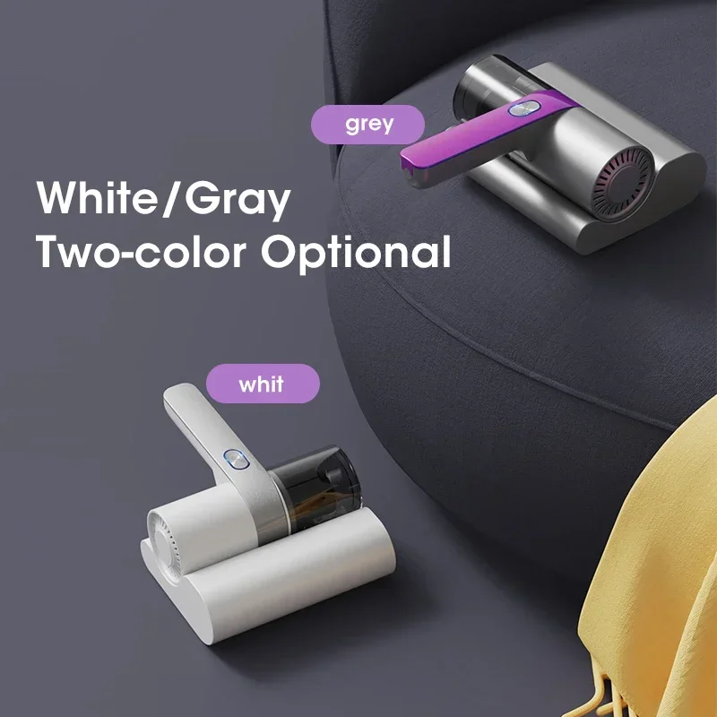 معقم مزيل عث الأشعة فوق البنفسجية اللاسلكي المحمول الفعال أداة تنظيف قوية للمرتبة والأريكة والسجاد والملابس للاستخدام المنزلي