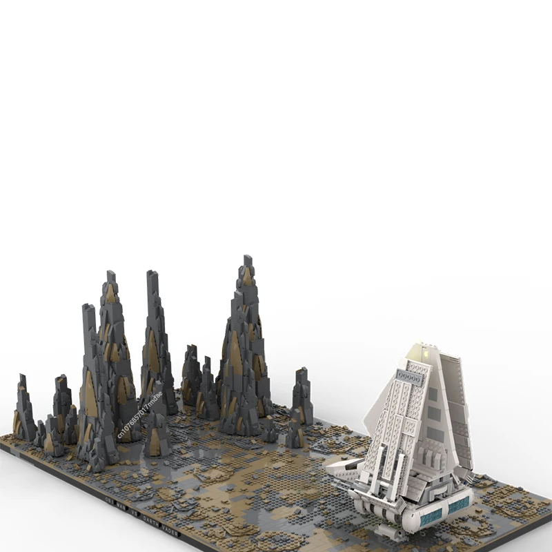 NEW 6499PCS Famous star Movie MOC modular Final Duel scene model DIY creative ideas Children Toy Birthday Gift building blocks