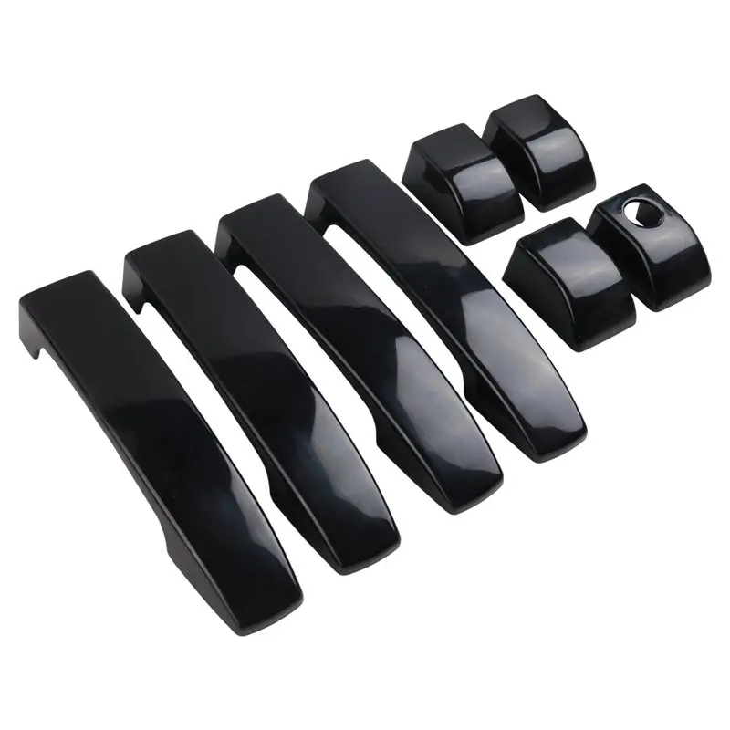 Car Door Handle Covers Trim Gloss Black Exterior Door Handles Cover For Land Rover Range  L322 2002-2012