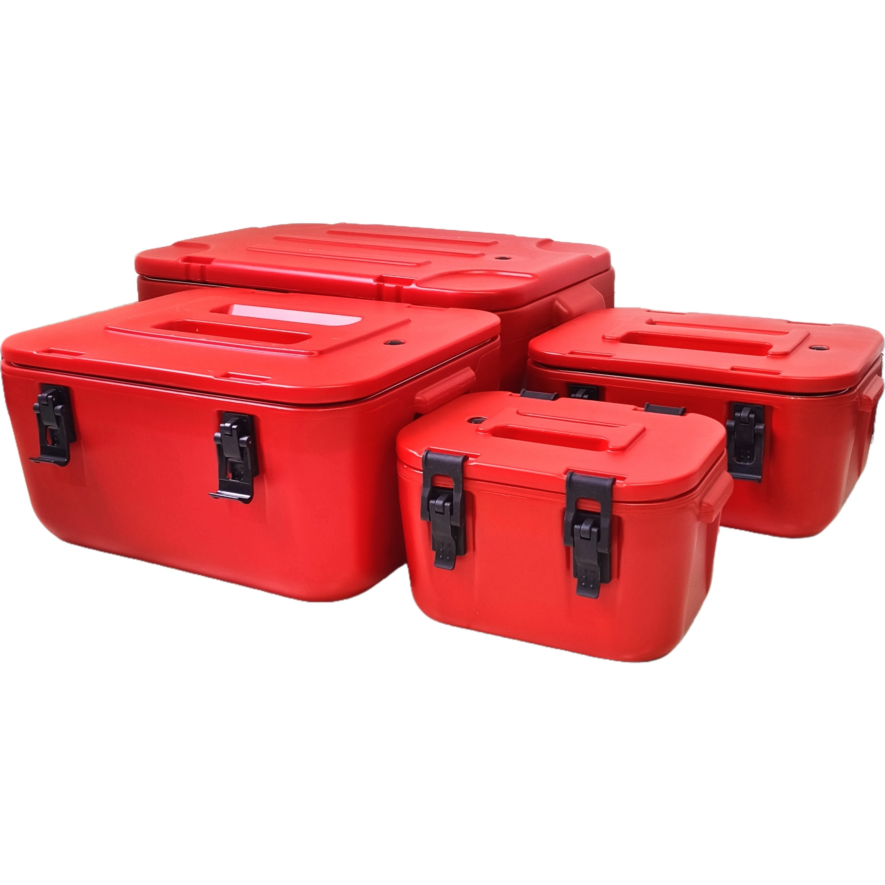 Wholesale 4-Piece Set Strong Metal Cooler Box 8-15-28-40L For Camping With Cold & Warm Storage Ice Keeping Capabilities