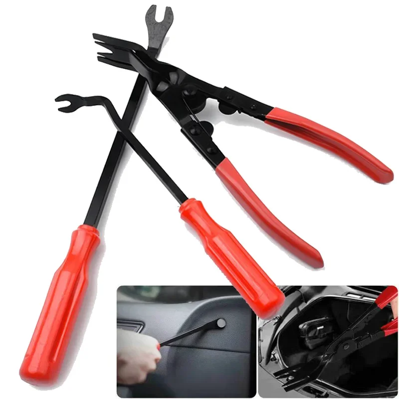 

Car Headlight Repair Installation Tool Trim Clip Removal Pliers Van Door Panel Fascia Dash Upholstery Remover Tool Accessories