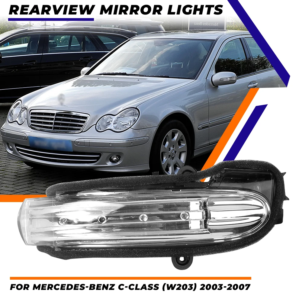 Rearview Mirror Turn Signal For MERCEDES C Class W203 2003 2004 2005 2006 2007 Mirror LED Signal Light