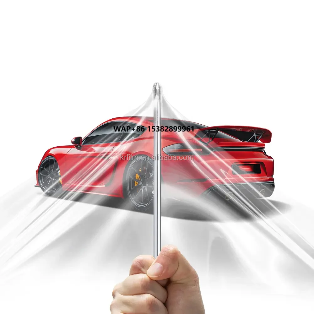 

KR Car Films 1.52*15M Premium Car Wrap Vinyl Film TPU Car Clothing Film with 10 Years Warranty