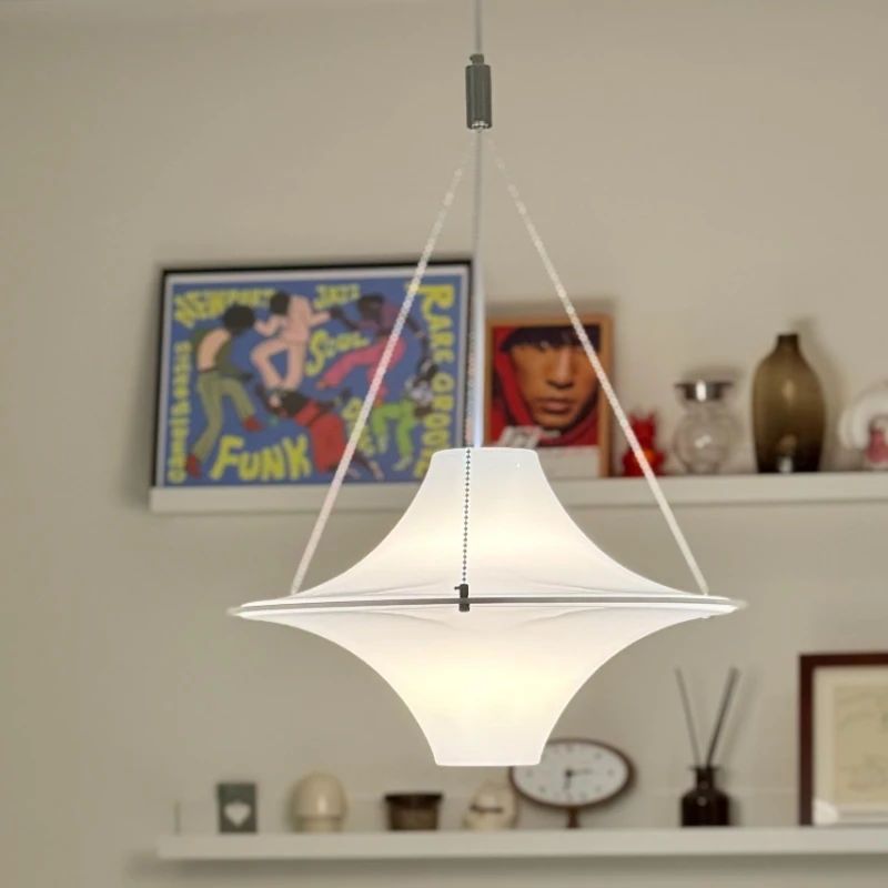 Modern Minimalist Seagull UFO Chandelier Living Room Dining Room Bedroom Pendant Lights Home Nordic Decor Hanging Lamp Fixture