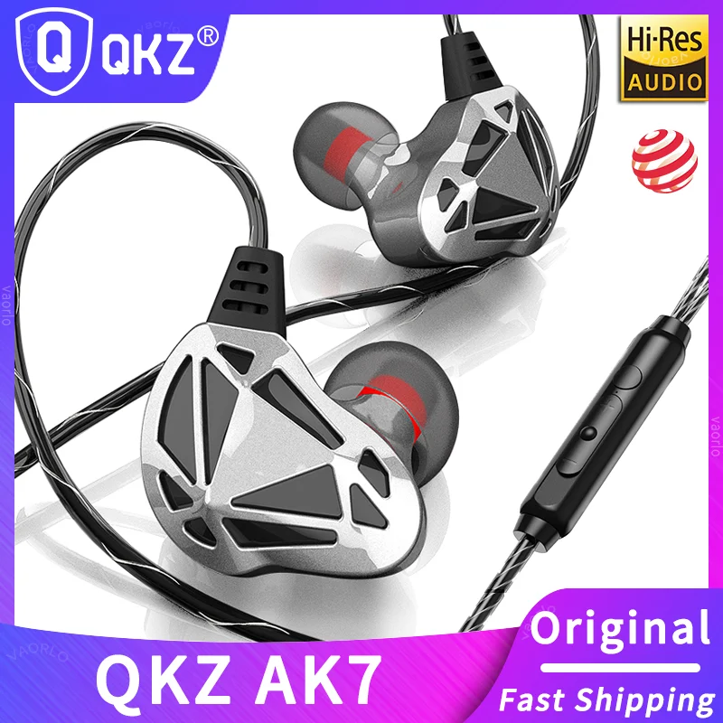 سماعات أذن سلكية من النحاس ، ستيريو جهير HiFi ، شفاف للغاية ، سماعات رأس للألعاب ، موسيقى ، رياضة ، من من الداخل والخارج ، سماعات أذن مع ميكروفون