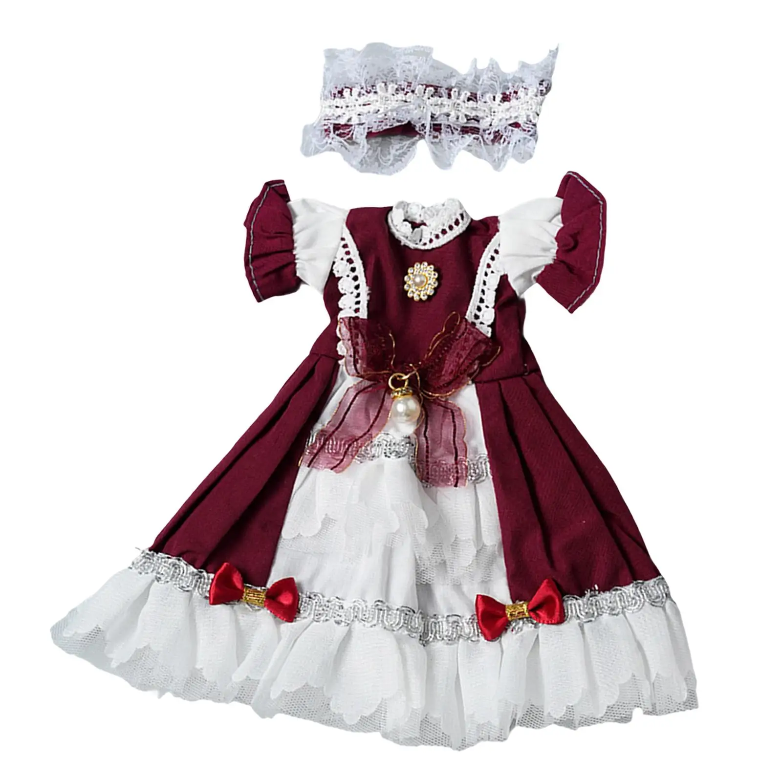 1:6 BJD Doll Dress Clothing Dress up for Kids, Hands on Educational Costume Make Your Own Dolls for 11.81 inch Princess Doll