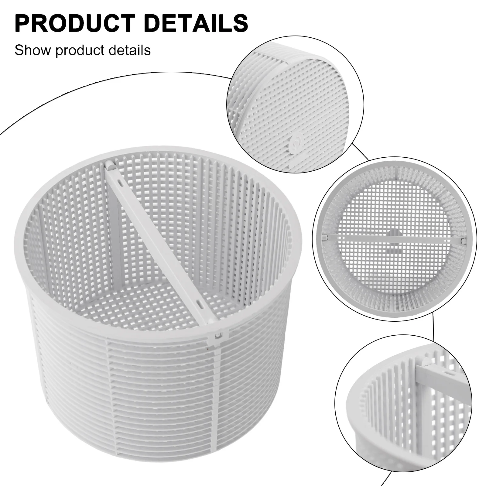 

Синяя корзина-скиммер для бассейна, совместимая замена для скиммера 7,75 дюйма, аксессуар для наземных и встраиваемых бассейнов