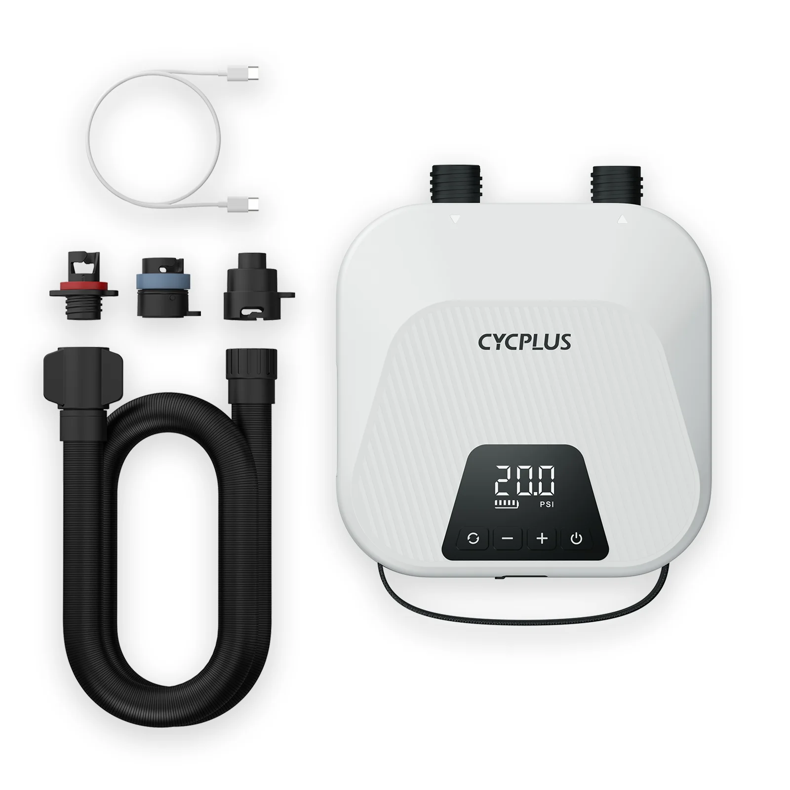 CYCPLUS 20PSI الذكية سوب مضخة هواء مضخة نفخ 2600mAh بطارية ل لوح تزلج على الماء مجموعة ركوب الأمواج خيمة قابلة للنفخ قارب مراتب هوائية