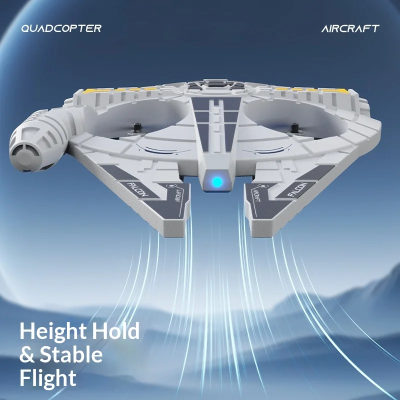 

Latest Model Remote Control Drone Quadcopter Flying Device Full Protection Outdoor Indoor Children'S Toy