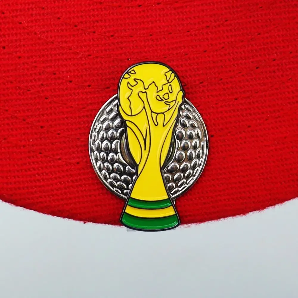 Trophy Golf Ball Marker Hat Clip Portable Removable Magnetic Hat Clip Victory Lightweight Golf Ball Marker Golf Bags Caps