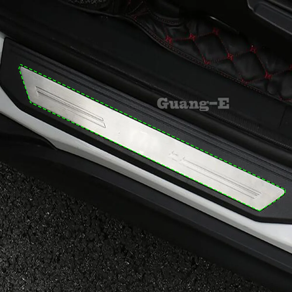 

For Honda HR-V HRV Vezel 2014 2015 2016 2017 2018 Car Pedal Door Sill Scuff Plate Stick External LED Threshold Moulding 4pcs