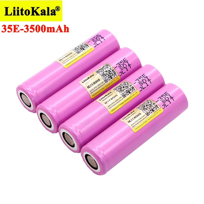 Liitokala oryginalny INR18650-35E 3.7V 3500mAh Max 13A akumulator do baterii latarki