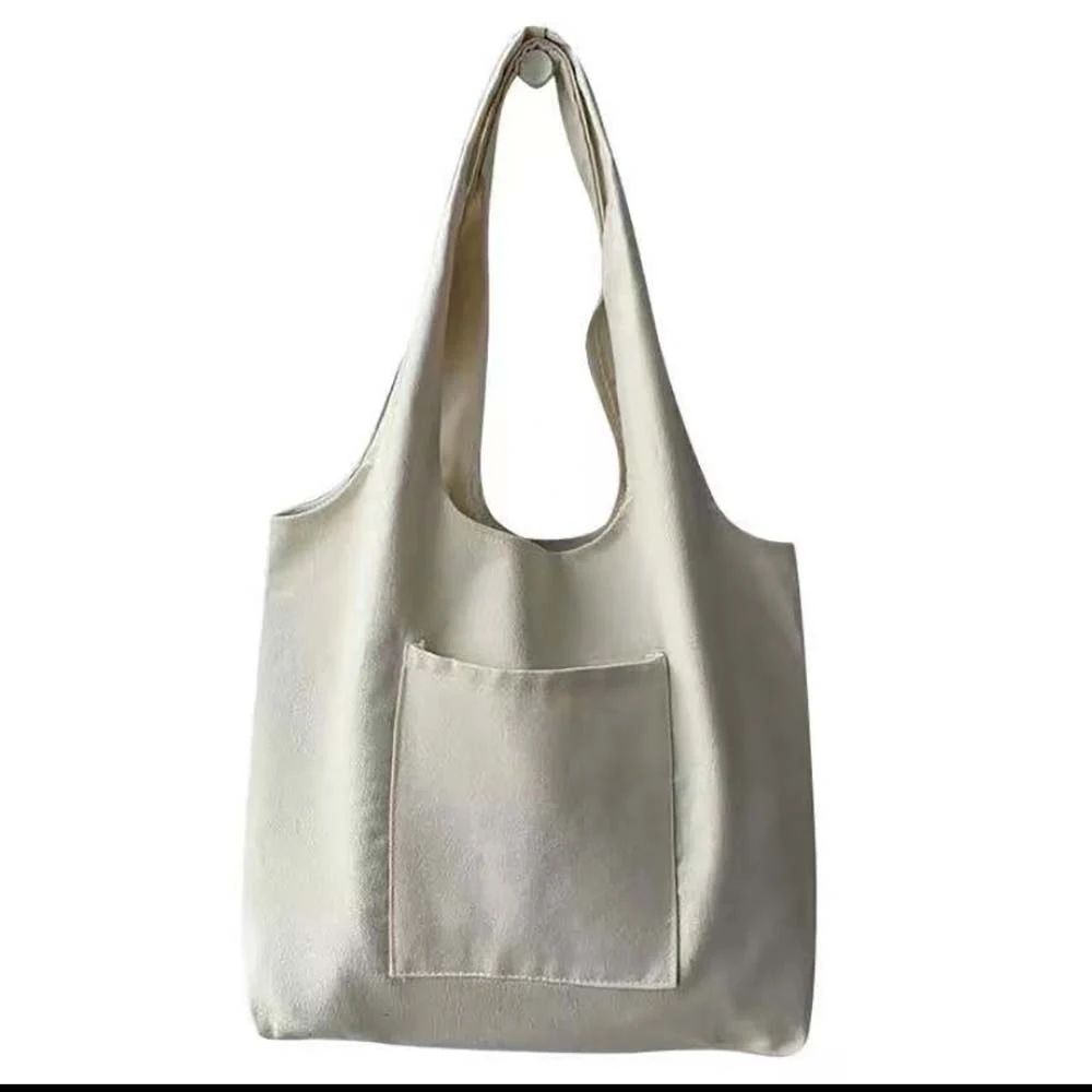 Bolso organizador de compras para mujer, bolsa de lona con estampado de dientes, de hombro, reutilizable, de supermercado, informal