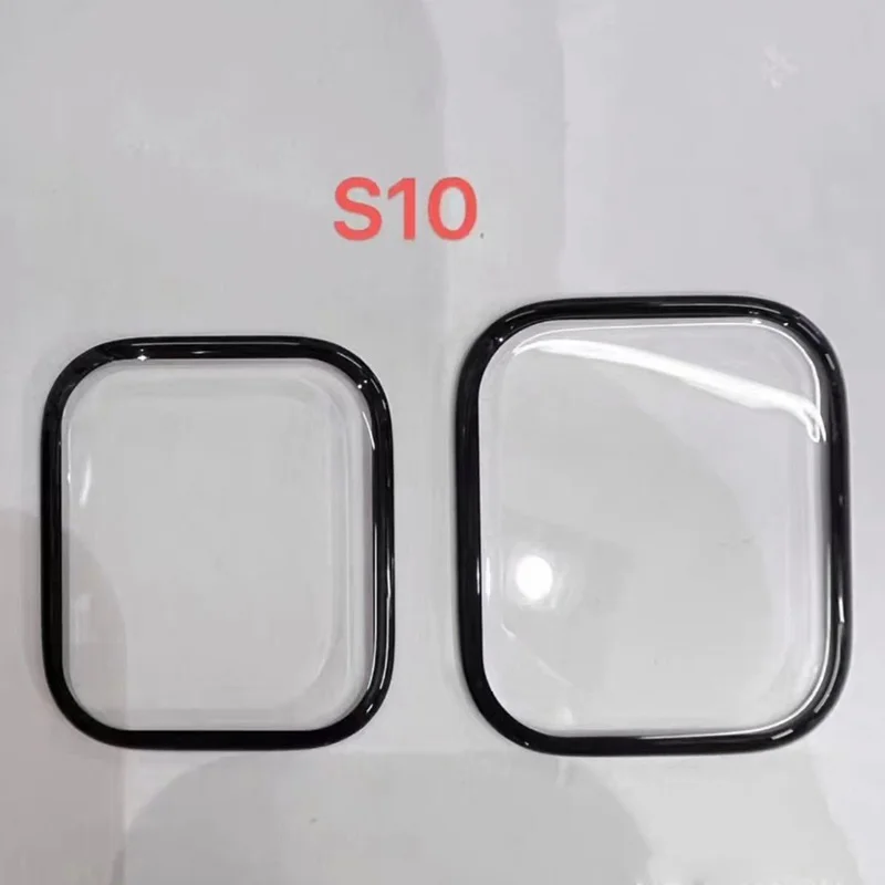 5pcs/lot For Apple Watch Series 7 S8 S9 41mm 45MM S10 11 42mm 46mm Front Screen Outer Glass Lens With OCA Replacement Parts
