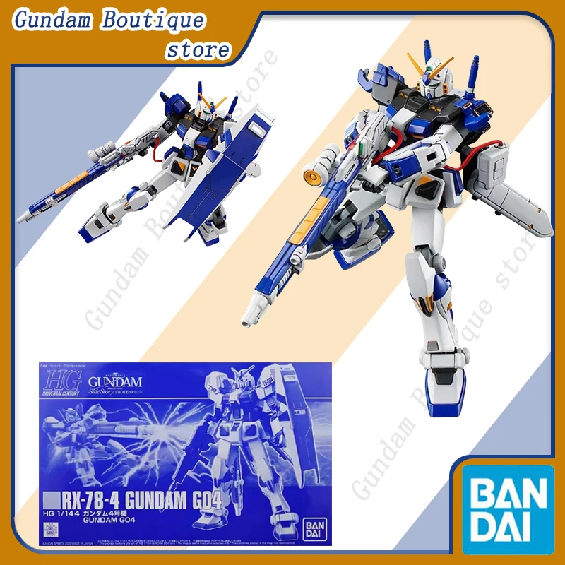 

Bandai натуральная HG 1/144 RX-78-4 GUNDAM G04 аниме фигурка робота Коллекционная сборная модель игрушки украшения подарок детям