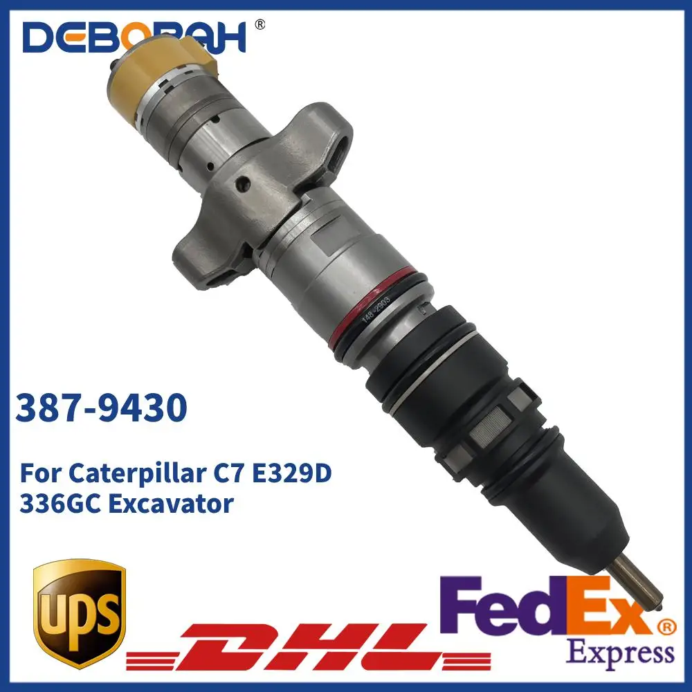 

387-9430 Fuel Injector 3879430 Injector Nozzle For Caterpillar C7 E329D 336GC Excavator