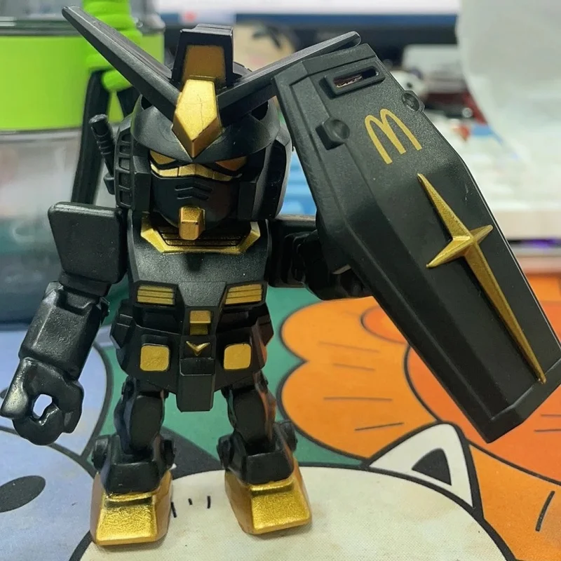 Mcdonald Gundam Figure QMSV Model Toys Angus SD RX-78-2 Action Figurine Statue Collect tabletop Decorating Dolls Gift