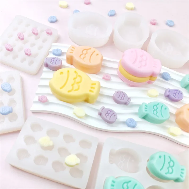 Snapper Roast Modeling Silicone Mold Wax Bottle Sugar Fire Paint Wax Kneading Music Mold Cake Decoration Baking Mold  Molds