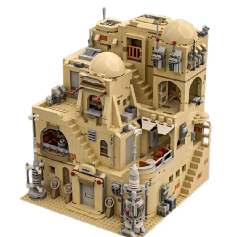 

MOC Medieval Puzzle Building Tavern Toy Model Children's Small Particle Assembly Building Block Bricks Collection Toy