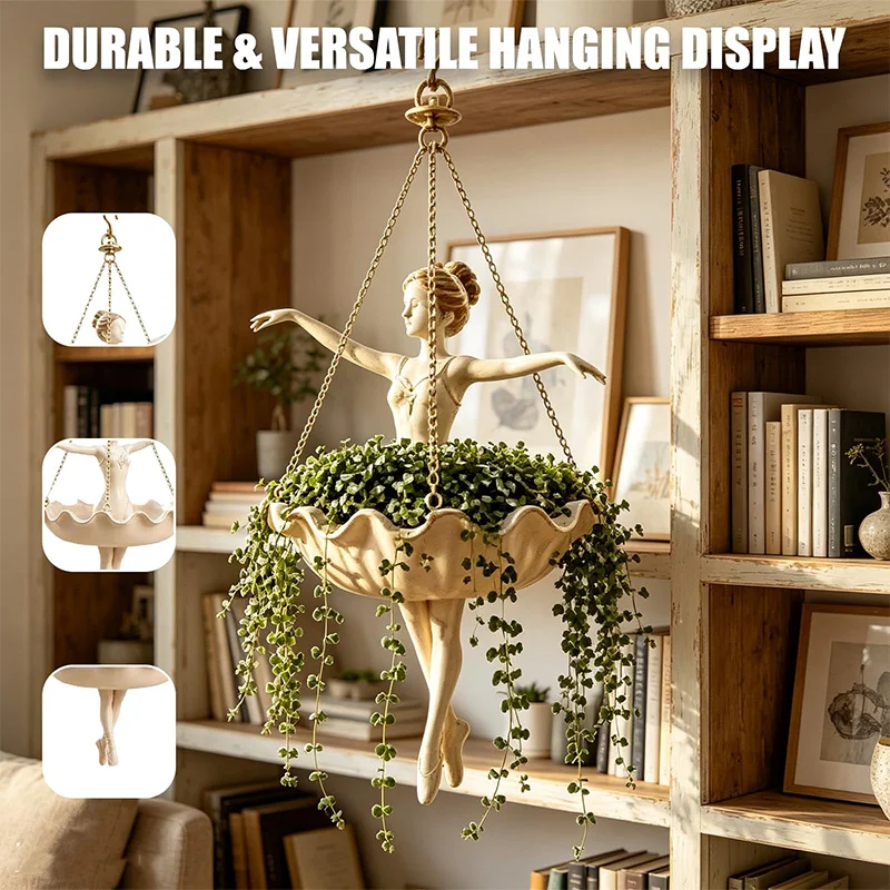 กระถางต้นไม้รูปนักบัลเลต์สุดน่ - Spider Plant Hanging บทวิจารณ์และราคา