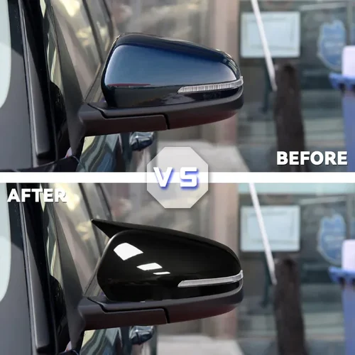 Imagen 2 del producto Para Hyundai Creta IX25 II 2021 2022 2023 2024 espejo retrovisor exterior cubierto con modificación de cubierta decorativa ABS