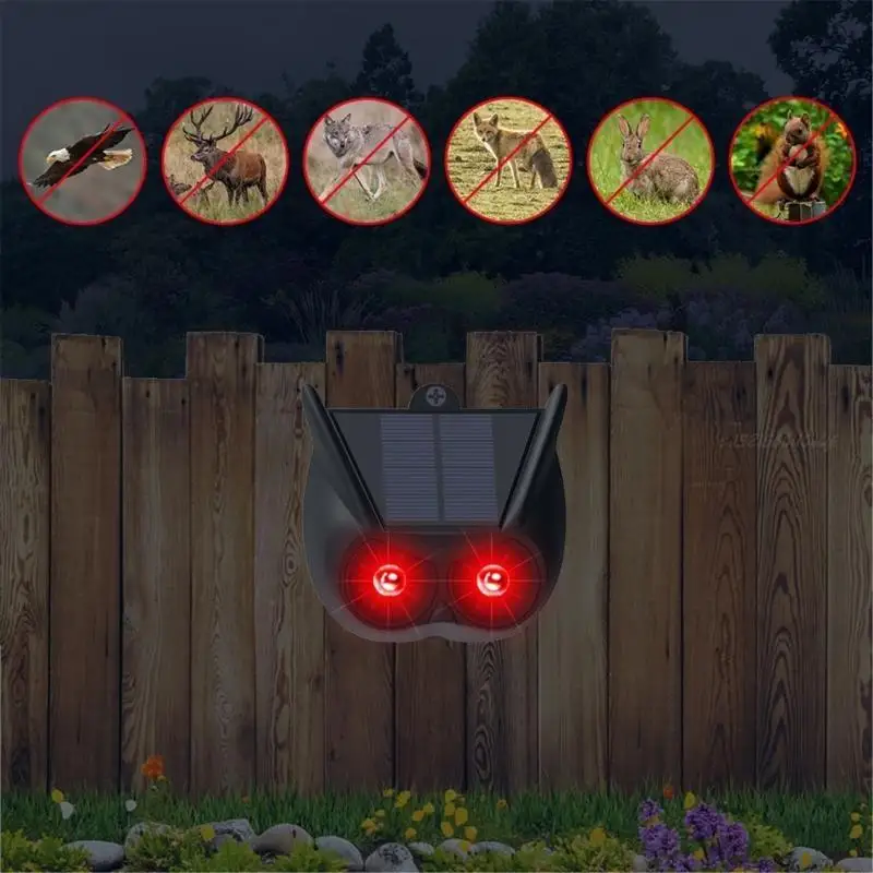 27rb солнечные животные преследование с предупреждением, подходящим для защиты сада