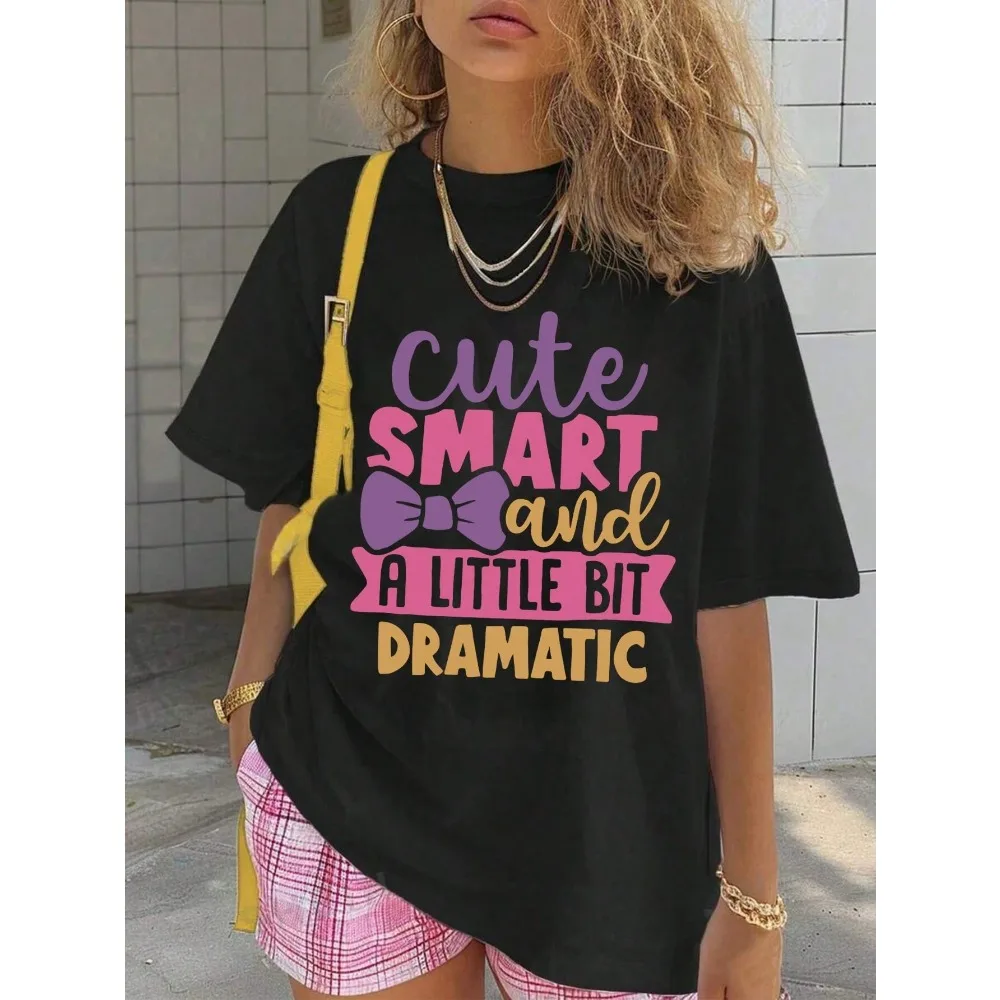 Mas Tequila Por Favor Printed T-Shirts Womens Summer Cotton Short Sleeve O-Neck Comfortable Loose Tops Casual Womans Clothes