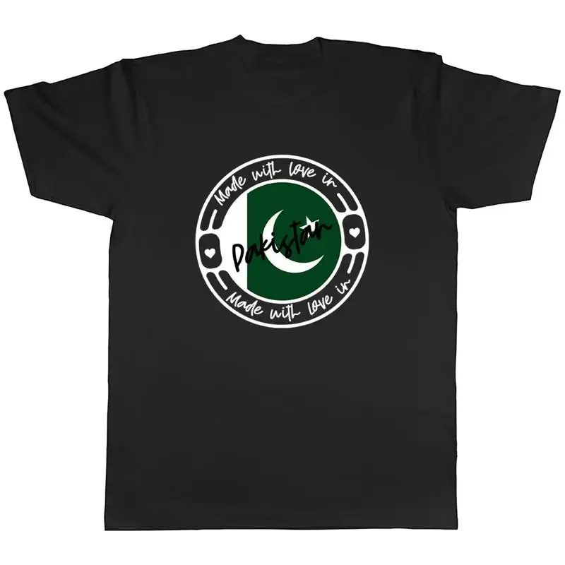 Made With Love In Pakistan Country Mens Unisex T-Shirt Tee Gift