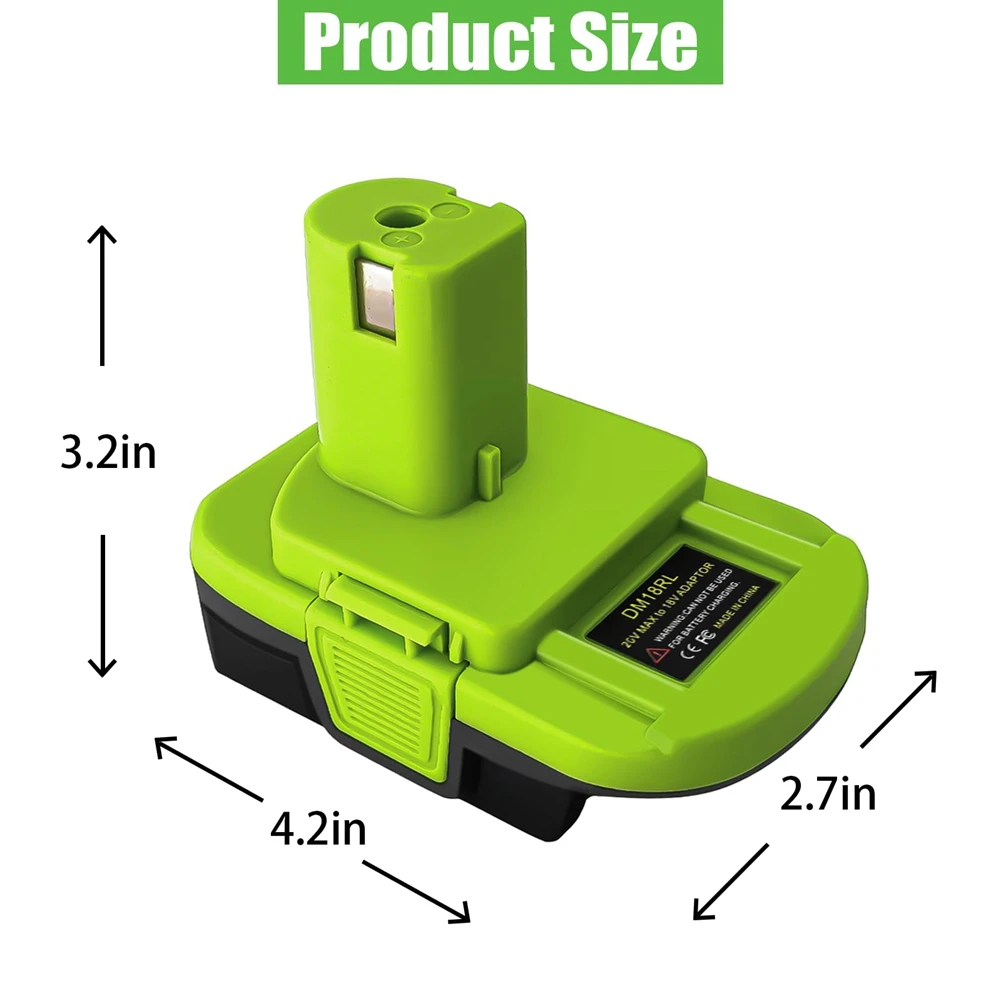A56K DM18RL Converter Battery Adapter for 20V for 18V Llithium Battery Convert to for Power Tools
