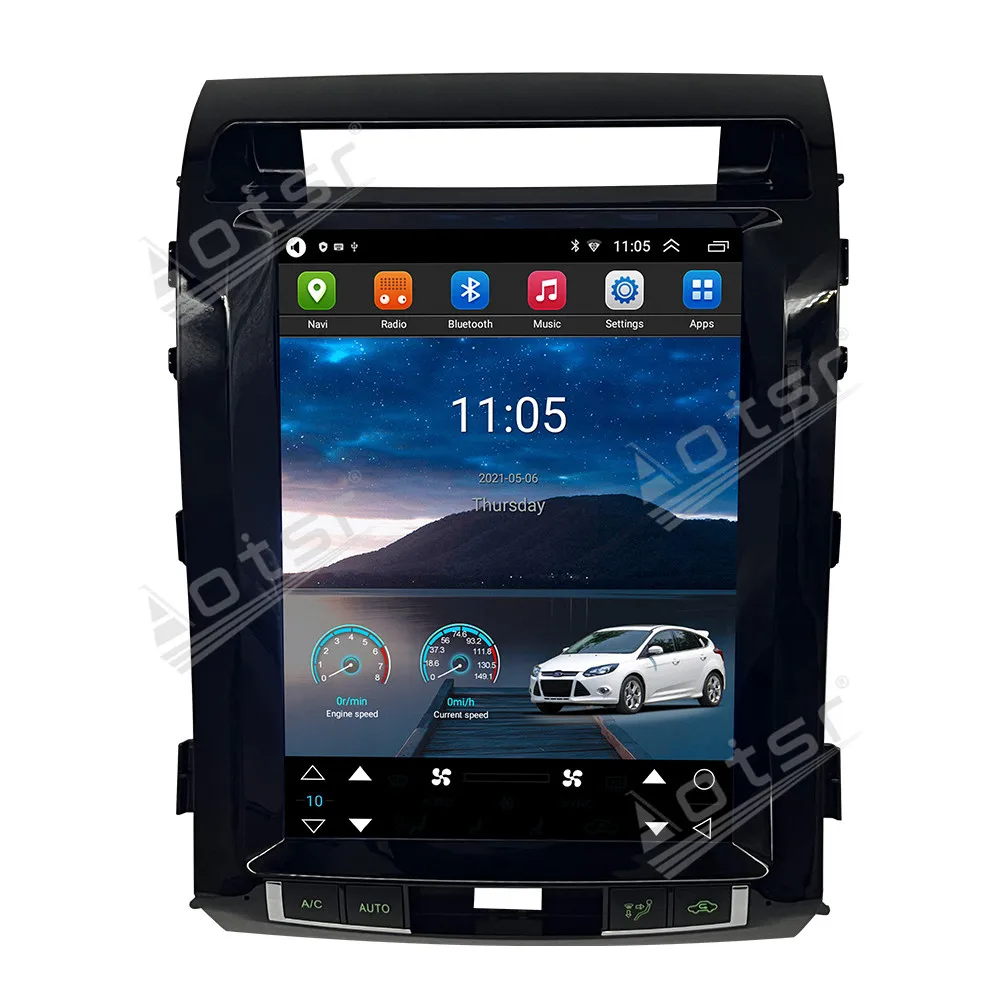 12 Inch Extra large screen  Android Car Radio For For Toyota Land Cruiser 2008-2015 Video Player Stereo Auto GPS DSP Carplay