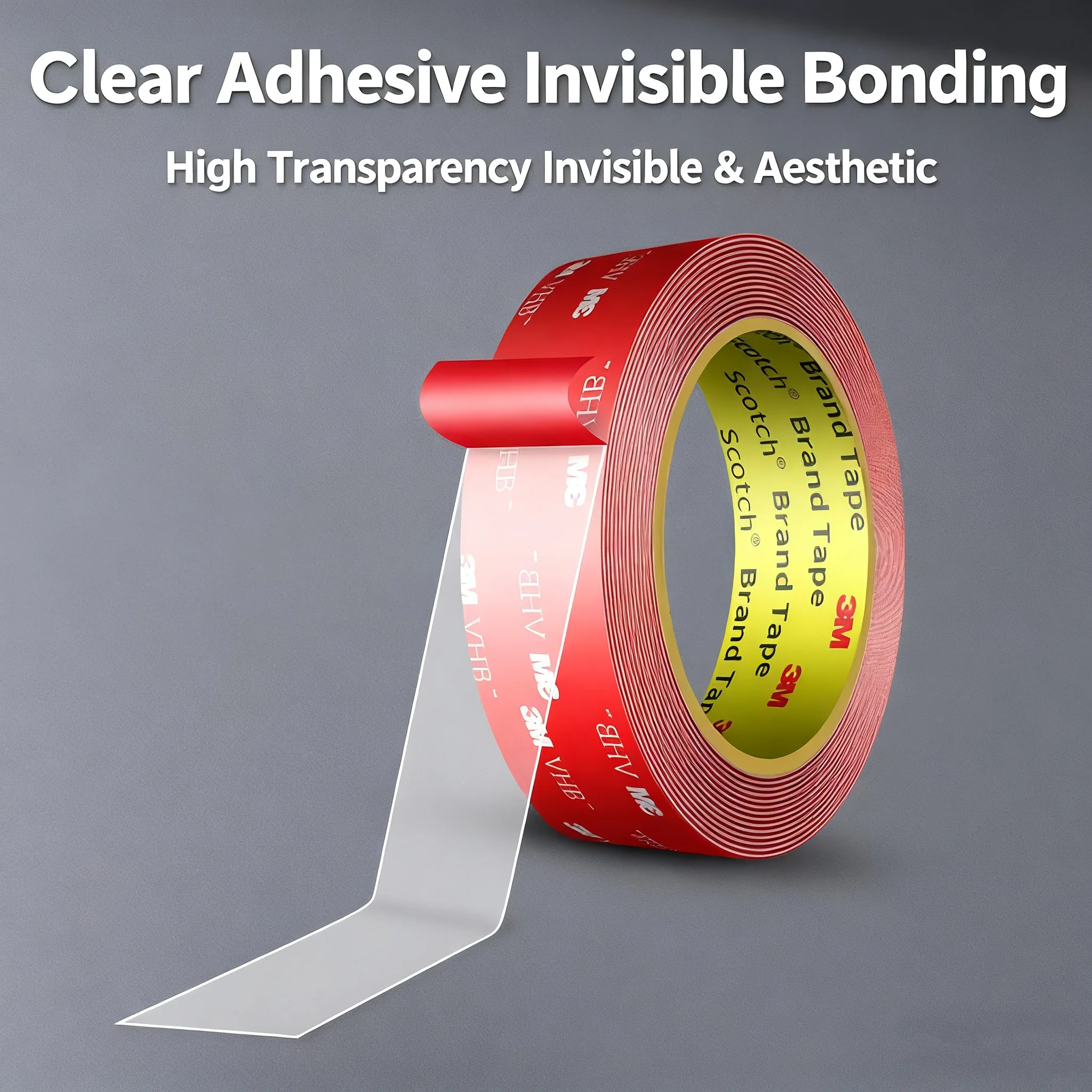 3M 4918 Strong Nano Tape 2mm Thick Transparent No Traceless Double-Sided Tape Thicken High Tack 3M Double-Sided Tape For Car