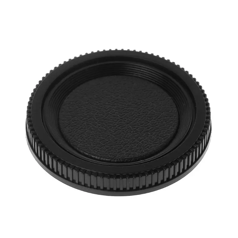 Rear Lens Body Cap Camera Cover Set  Screw Mount for Protection Plastic Black for Pentax PK DA126 Camera