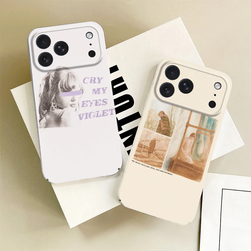 CRY MY EYES VIOLET S-Swift Phone Case For iPhone 17 16 15 14 13 12 11 Plus Pro Max Mini Glossy HD Hard Cover Film Shell T-Taylor view 5