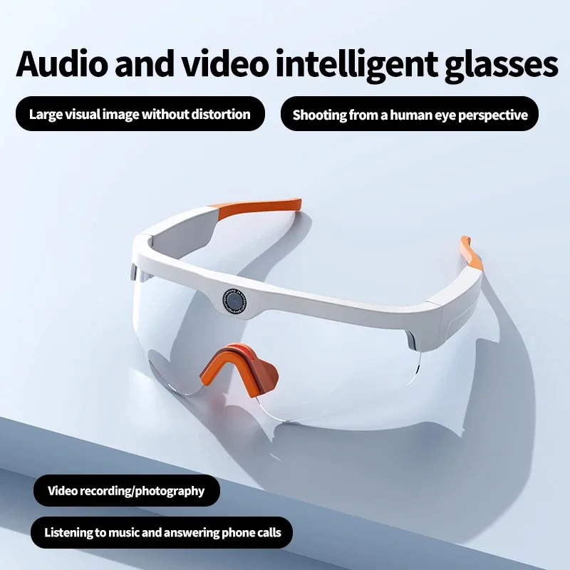 4K Smart Sports Bluetooth Glasses, Stylish High-Definition Sunglasses, Listen To Music And Talk On The Bike