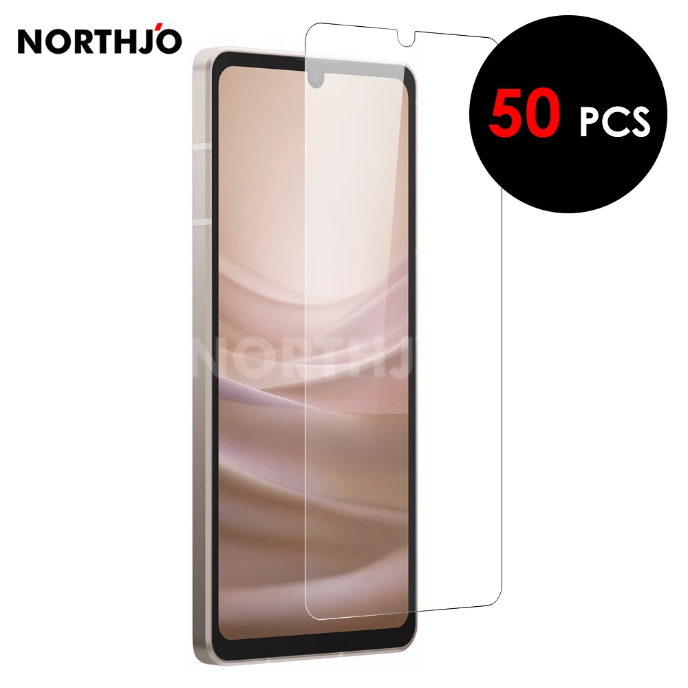 50Pcs For Sharp AQUOS V6 Plus sense6 sense6s Sense7 plus wIsh2 4G 5G Tempered Glass Film Clear Screen Protector