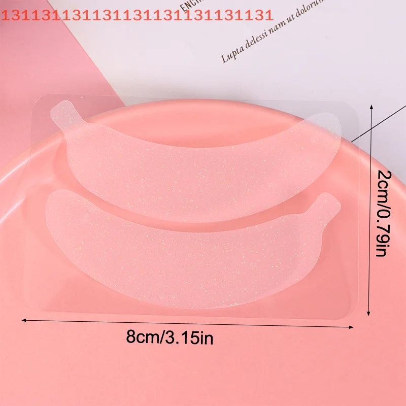 1쌍 필수 아이 크림 패치 얼굴 리프팅 주름 제거용 - 눈가 피부 관리 재사용 가능한 실리콘 아이 마스크 패드