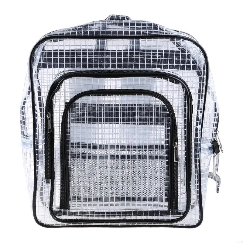 

G7NB Anti-static Clear PVC Backpack Cleanroom Engineer Tool Bag for Computer Tools Working Daypack